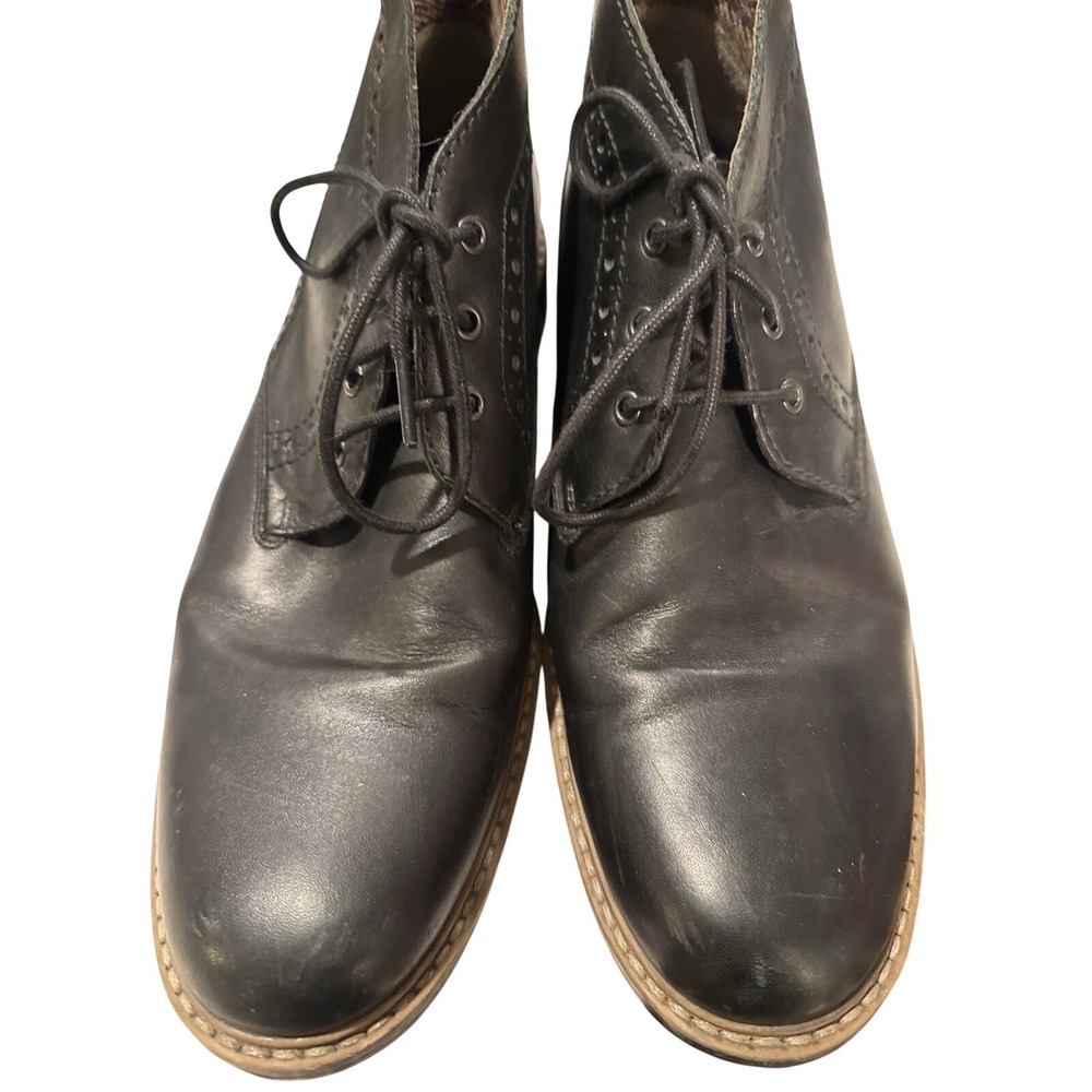 Men's Size 10.5‎ BOSTONIAN Black Leather Chukka Boots Excellent Condition